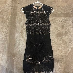 Xenia lace mini dress
